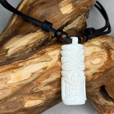 Tiki Leather Necklace New Zealand Surf Jewelry Men Women