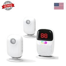 Bed Alarms for Elderly Dementia Patients, Motion Sensor Pager Set  Sensor ID...
