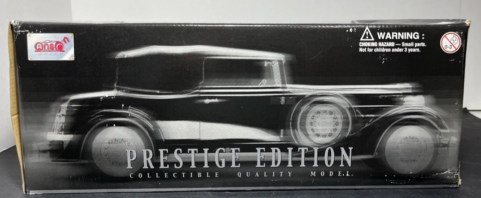 ANSON Prestige Edition 1934 Packard 1:18 Scale Black #30397 New In Box - Image 4 of 4