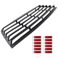 Matte Black Rear Louver For Dodge Challenger 08-23 Windshield Plastic