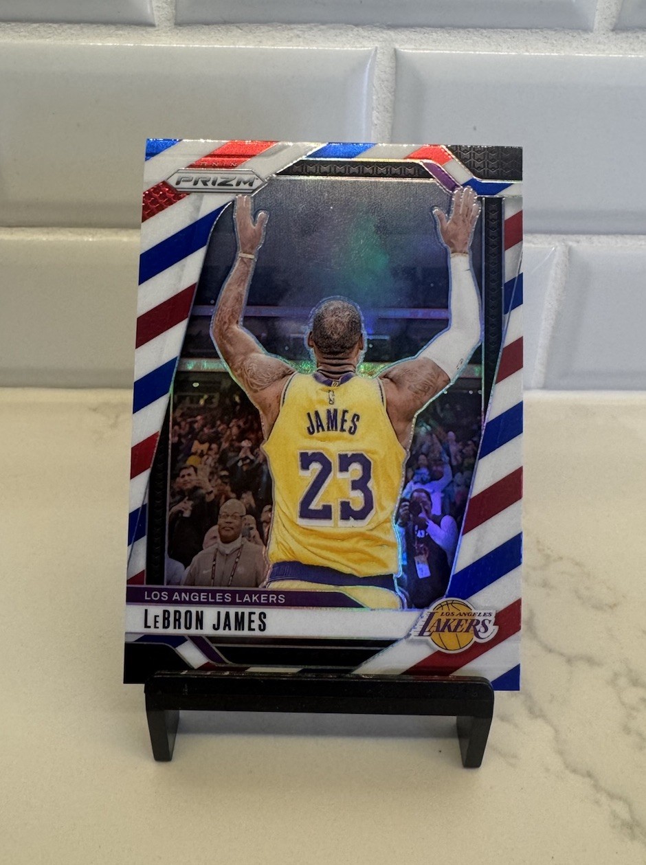 LeBron James 2024 Prizm #130 Red White Blue Price Guide - Sports
