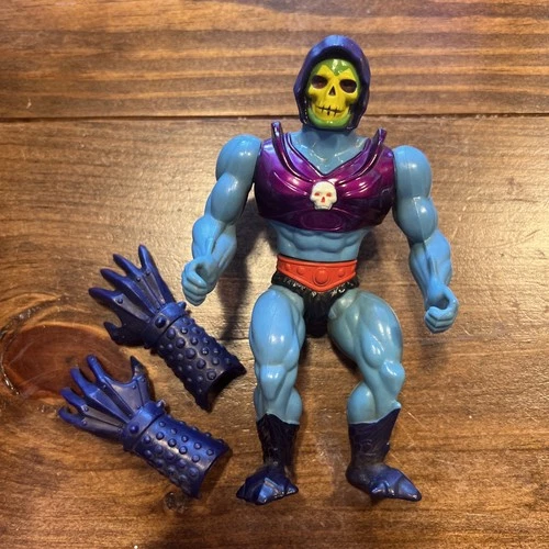 Terror Claws Skeletor He-Man MOTU Vintage Action Figure 1985 Mattel With Gloves