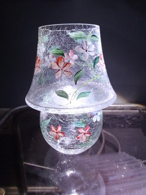 Vintage Fifth Avenue Crystal Candle Lamp/ In Box