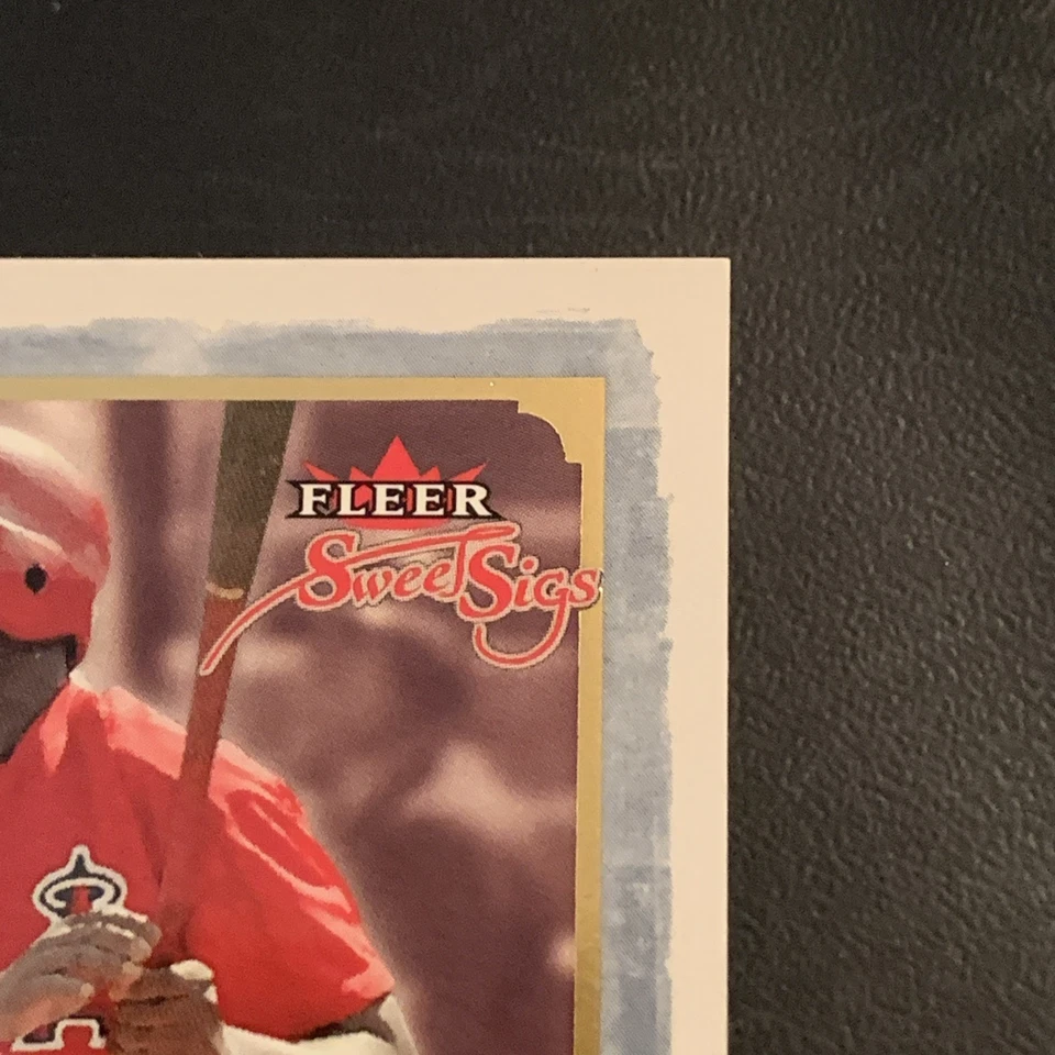 2004 Fleer Sweet Sigs Gold #70 Vladimir Guerrero 87/99 ANGELS - Image 3 of 4