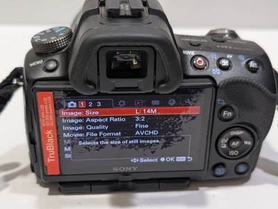 Sony Alpha a33 DSLR 14.2MP Camera 18-55mm & 55-200mm Lenses