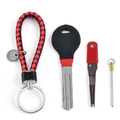 Fishing Dual Grit Metal Fishing Hook Sharpener Mini Fishing Acces Grinding Stone