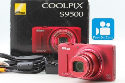  VIDEO  Top MINT  Nikon Coolpix S9500 18.1 MP Digital Camera From JAPAN