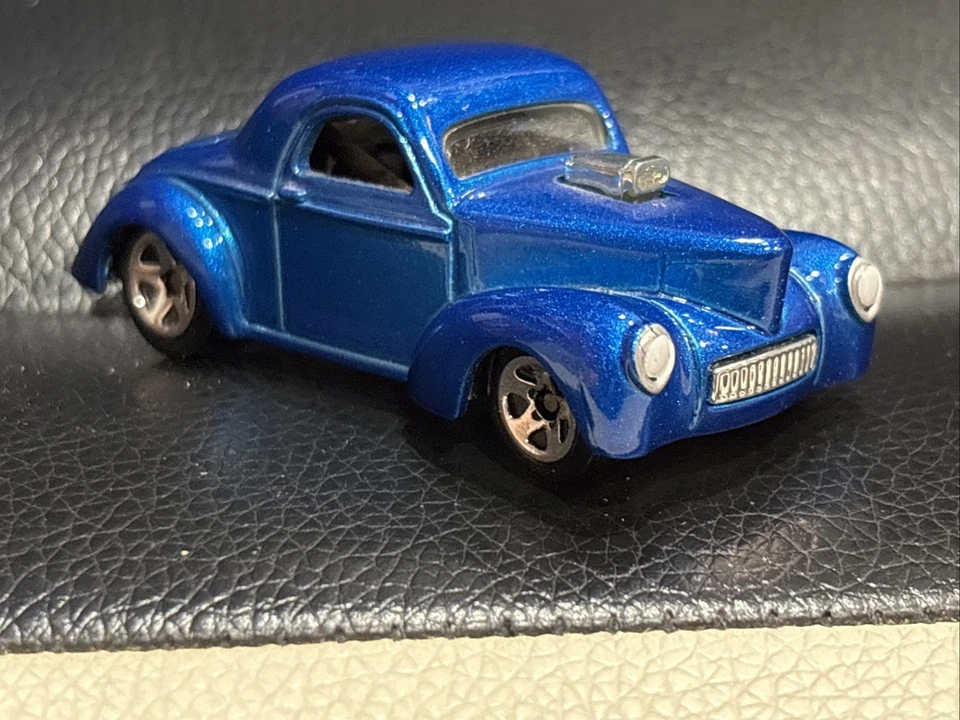 Hot Wheels Custom '41 Willys Coupe Blue Loose 2009 - Image 3 of 4