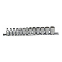 13Tlg SteckschlüSsel Satz 6-Kant 4-14Mm 1/4 StecknüSse NüSse Einsatz Set
