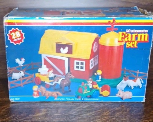 Lil Playmates Farm Set Nr.7832 von 1981 fast 100% komplett. Beschreibung lesen. - Bild 3 von 12