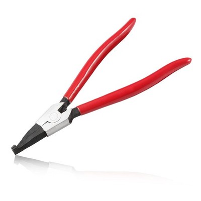LEONTOOL 8-Inch Circlip Pliers - Special Reverse Angle 8'' Ultra Light, Red