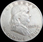 1949-S 50C Franklin Half Dollar