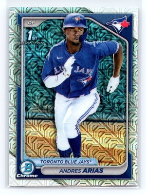 2024 Bowman Chrome #BCP-236 Andres Arias Prospects Mojo Refractors