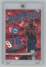 2021-22 Panini Contenders Optic Playing the Numbers Game James Harden
