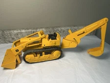 Vintage Ertl 1/16 John Deere Custom Crawler With Loader And Backhoe 