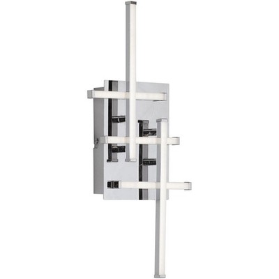 Dainolite Lighting SUM-188W-PC Summit Wall Sconce Polished Chrome