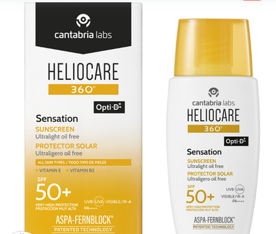 Heliocare 360   Sensation SPF 50+ Sunscreen, ultralight oil free 50 ml