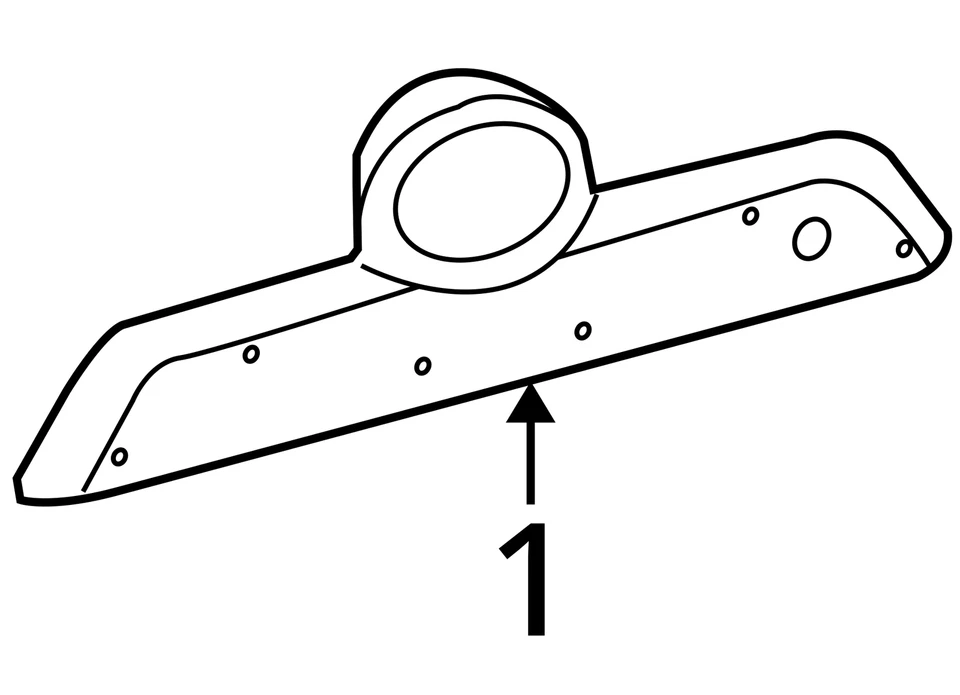 丰田 4Runner 2010 - 2018 尾门装饰面板镀铬带徽章 76811 - 35270 — 第 4/4 张图片