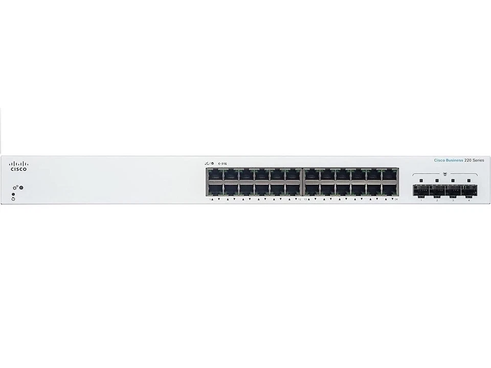 Cisco Business CBS220-24T-4G Smart Switch | 24 Port GE | 4x1G SFP | 3-Year - Image 2 of 4
