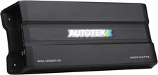 Autotek MM-3025.1D Mean Machine 3000W 1-Ohm Stable Compact Mono Amplifier