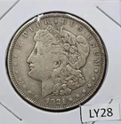 1921 D Morgan Silver Dollar, VERY GOOD. Actual item shown (LY28)