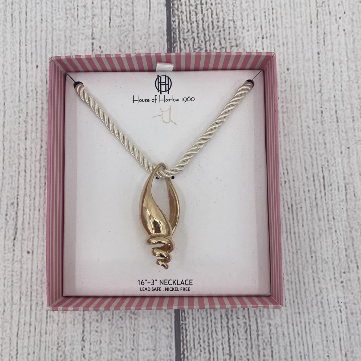 NWT House of Harlow Gold Tone Multi-Color Stone Medallion Statement  Adjustable House of Harlow Chain Fashion Necklaces & Pendants for sale  main image 4