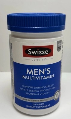 Swisse Ultivite Men's Multivitamin 120 Tablets Exp 04/2026