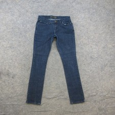 Express Jeans Women's 8 Dark Wash Denim Stretch Skinny Straight Leg