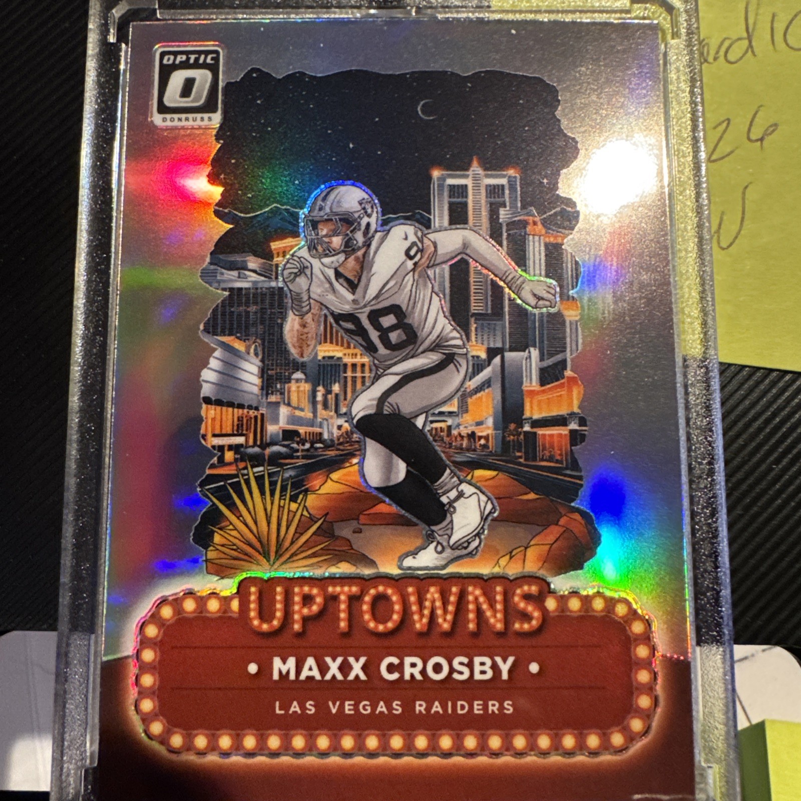 2024 Panini Optic Uptown’s Maxx Crosby Raiders Grade It #22