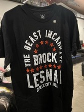 WWE Authentic Brock Lesnar The Beast Incarnate T-Shirt Ripple Junction Medium M