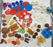 Childrens  PLAY FOOD  UTENSILS - SOME VTG - SOME NOT - Preowned