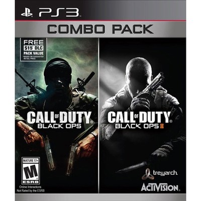 Cod Call Of Duty: Black Ops 1 & 2 Combo Pack (Playstation 3) Brand New