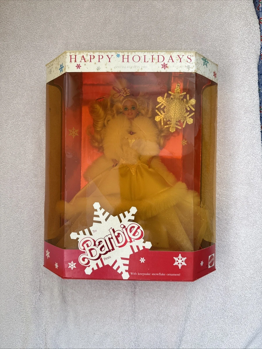 Vintage 1989 Happy Holidays Doll Edition spéciale Mattel