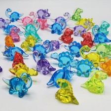 340Pcs Mini Dinosaur Figurines 12 Styles Tiny Resin Animals to Hide,Small Pla...