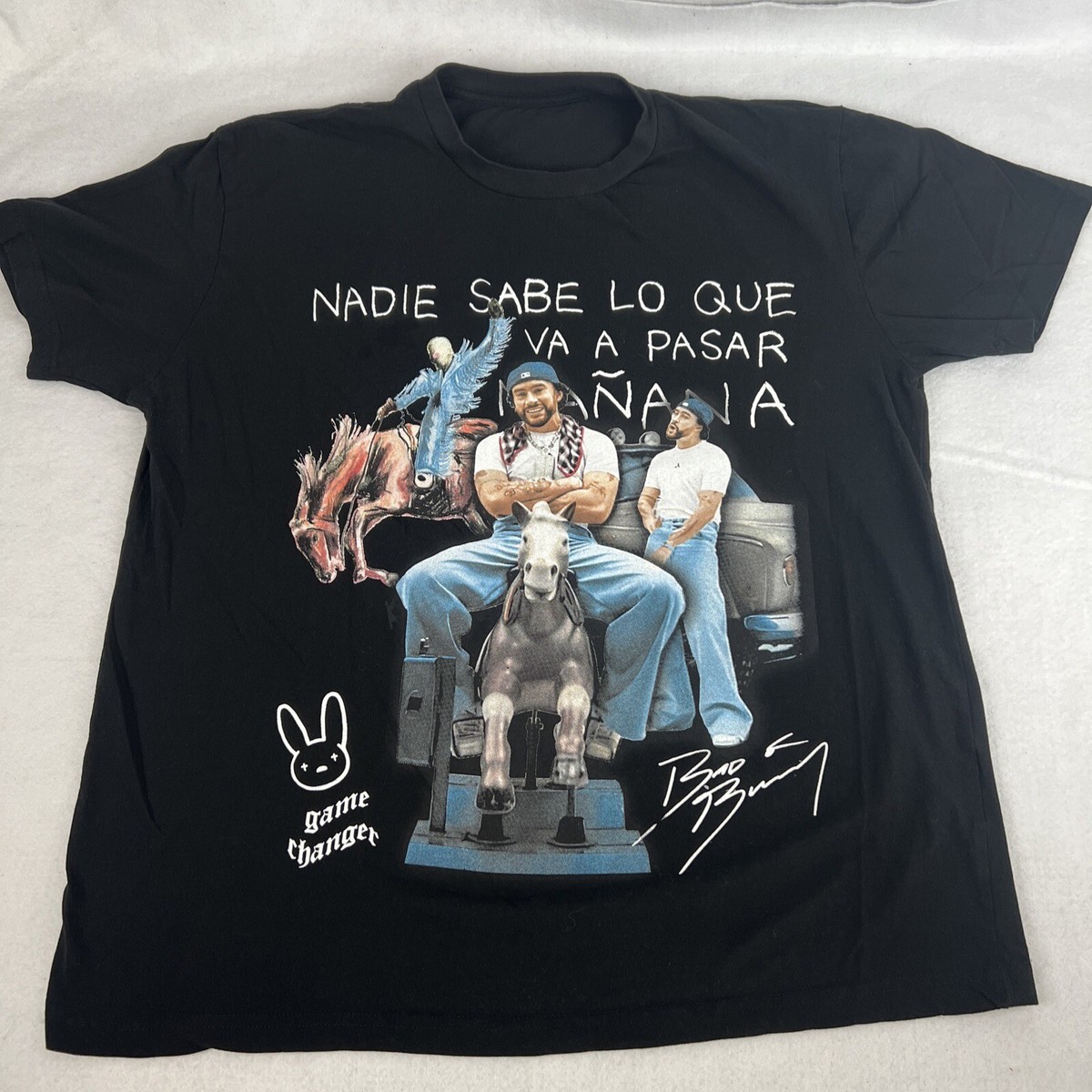 Bad Bunny Most Wanted Tour Concert 2024 Puerto Rico Tour Merch XL