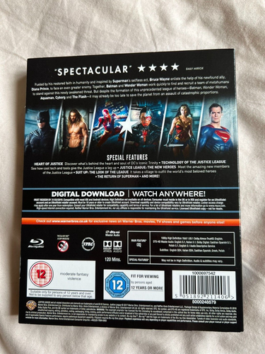 DVD Blu-Ray -Justice League - DC - Batman, Wonder Woman, Aquaman - Picture 2 of 4