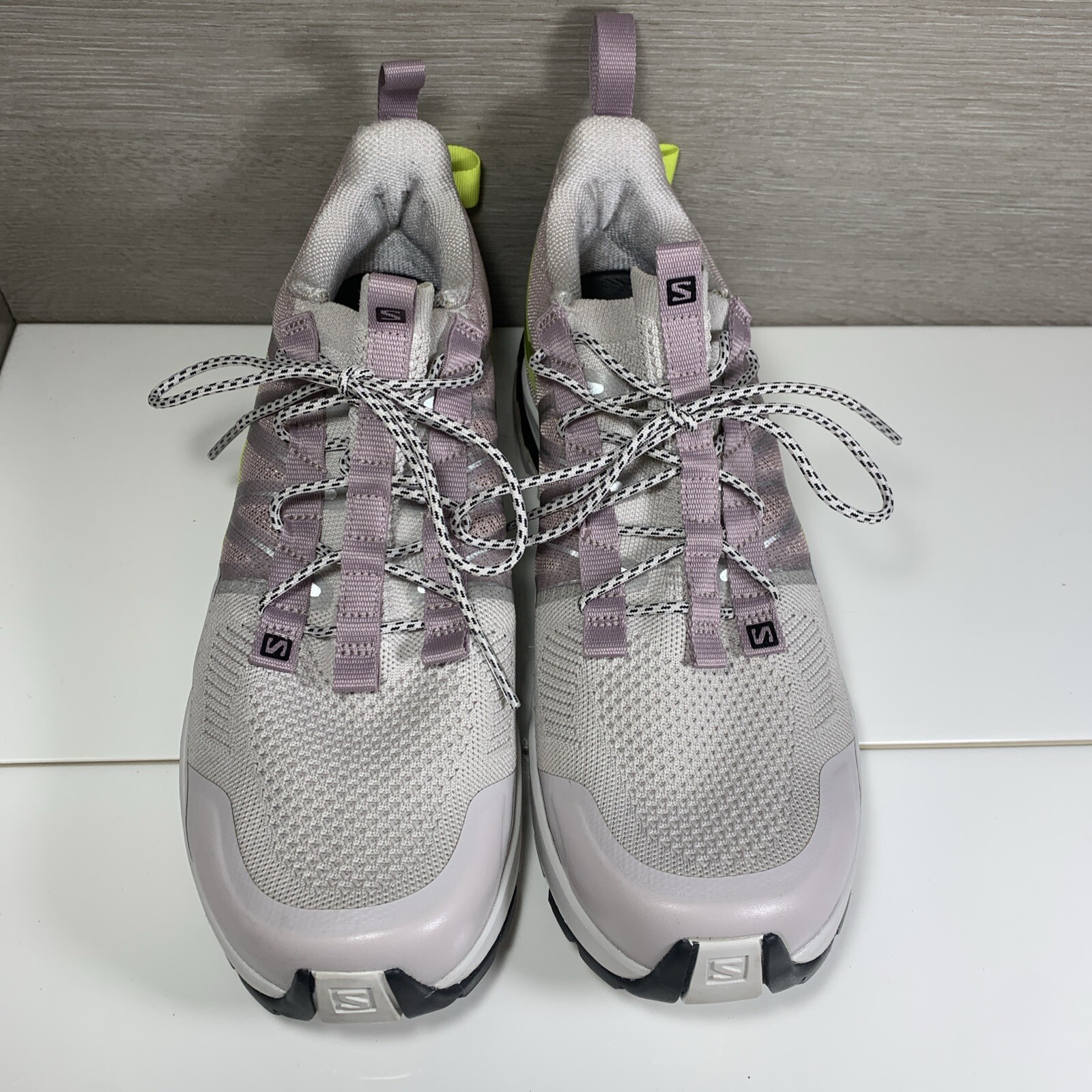 Scarpa da trail running Salomon XA Cover (unisex) taglia W 9 M 8 grigio giallo usata in ottime condizioni