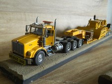 Custom made Diecast Truck, model train textured display plinth/board. 30-60cm