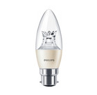 PHILIPS 6W MASTER LED CANDLE BULB BC B22 Bayonet Cap 40W WARM DIMTONE