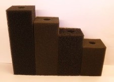 COARSE FILTER FOAM BLOCKS 6", 8", 10", 12" SIZES.Drilled 30mm hole. Pond Media