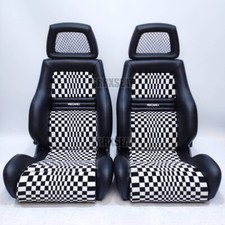 Us Location No Customsauthentic Recaro Lsc White Checkerboard Cross