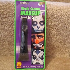 Halloween Black Cream Make-up Tube 0.7 oz