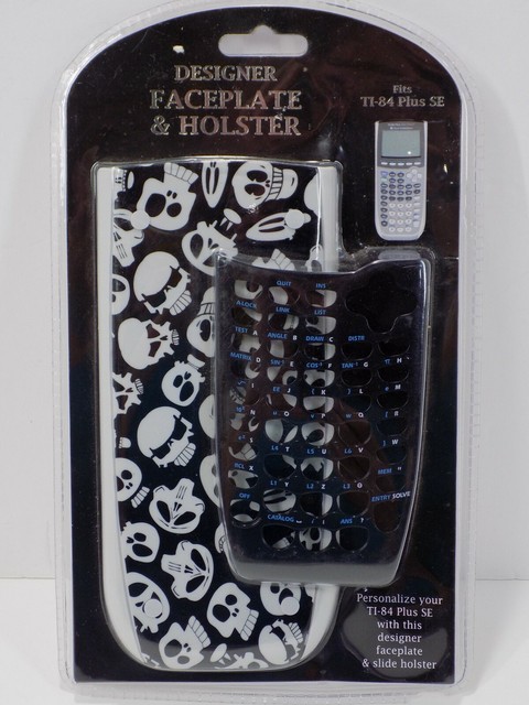 TI-84 Plus SE Designer Faceplate & Holster Pink Student Math Acedemic