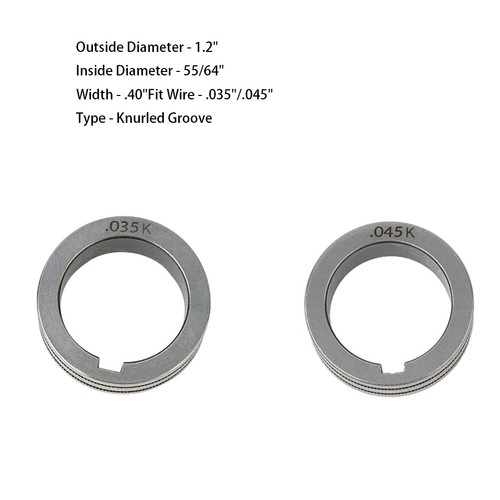 Drive Roll .023 .030 .035 .045 Knurled V U-Groove Wire Feed For MIG Welders New - Picture 84 of 90