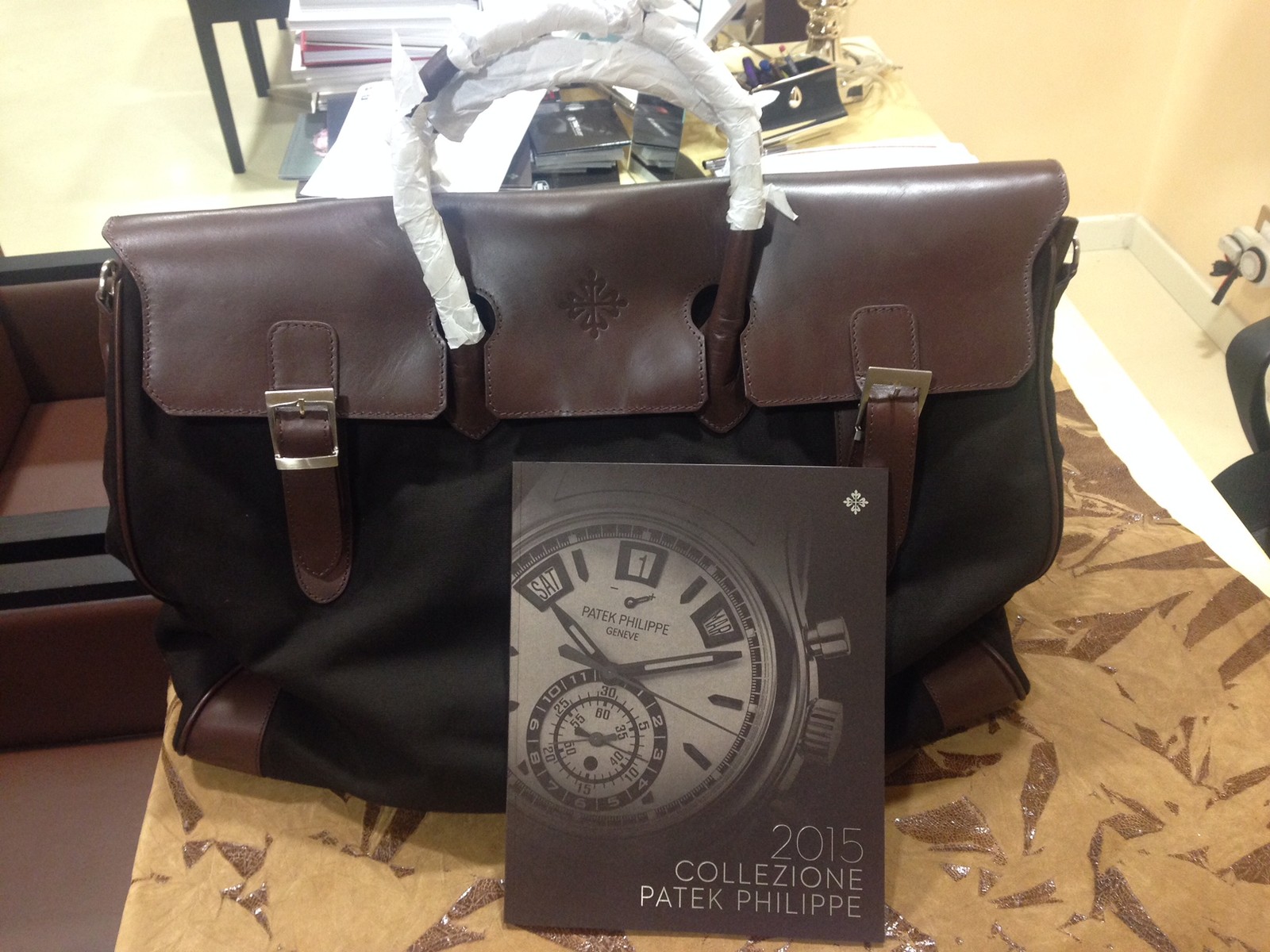 patek louis luggage bag