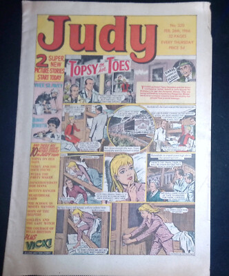 Judy #320 February 26th 1966 Silver Age D.C. Thompson F