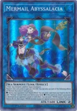 Yugioh! LP Mermail Abyssalacia - MP20-EN095 - Super Rare - 1st Edition Lightly P