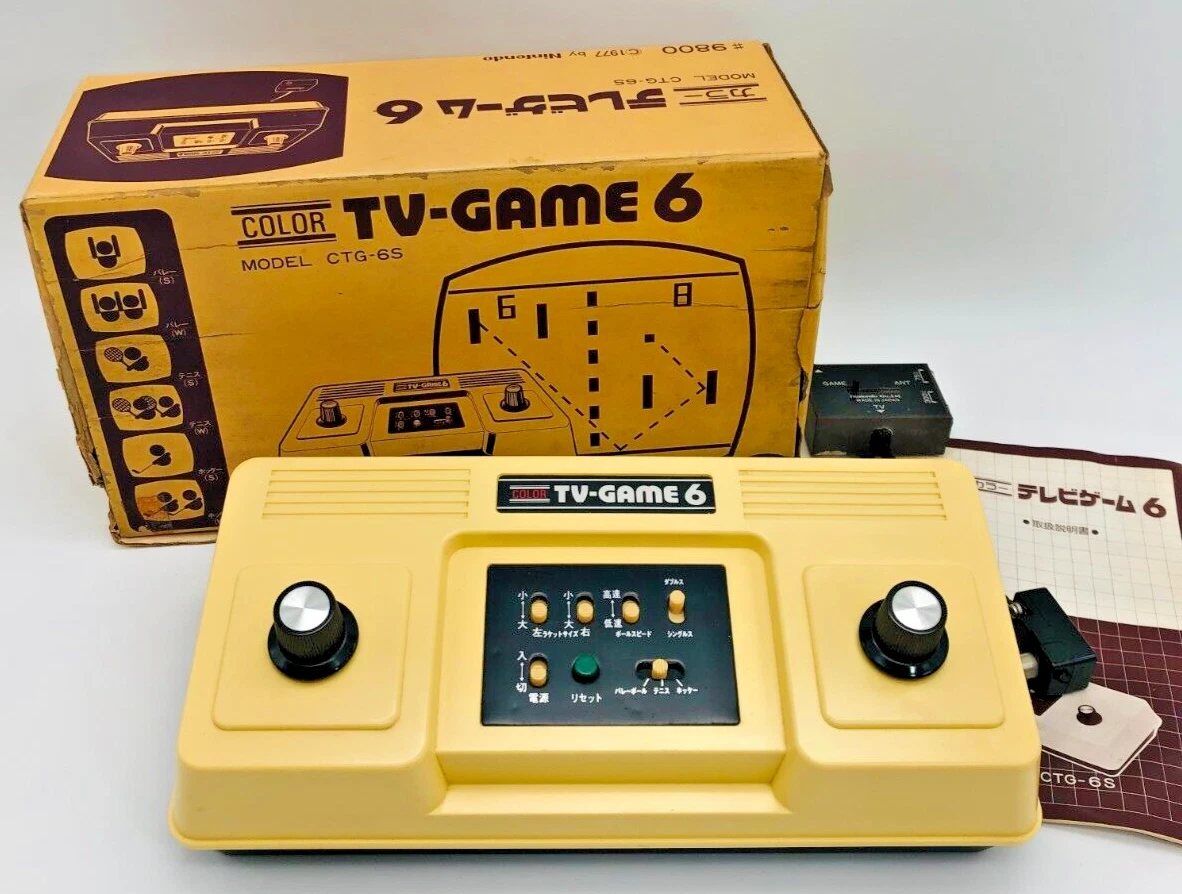 COLOR TV GAME 6 Console Boxed CTG 6S Nintendo Tested System