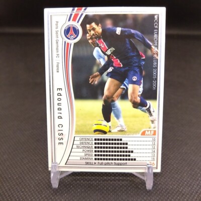 WCCF 雑誌 Edouard Cisse No.119 WCCF Football Soccer card Sports Card Japan B