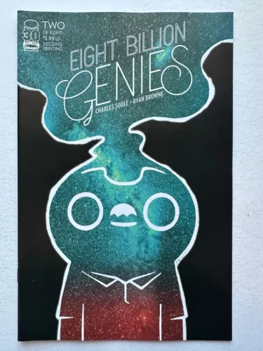 EIGHT BILLION GENIES #2 (NM), Second Printing, Image 2022, Soule/Browne
